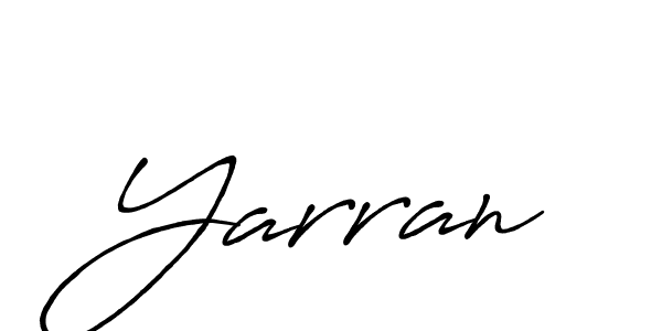 Also we have Yarran name is the best signature style. Create professional handwritten signature collection using Antro_Vectra_Bolder autograph style. Yarran signature style 7 images and pictures png