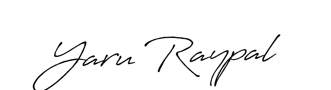 Design your own signature with our free online signature maker. With this signature software, you can create a handwritten (Antro_Vectra_Bolder) signature for name Yaru Raypal. Yaru Raypal signature style 7 images and pictures png