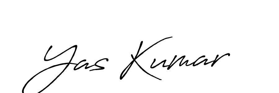 Yas Kumar stylish signature style. Best Handwritten Sign (Antro_Vectra_Bolder) for my name. Handwritten Signature Collection Ideas for my name Yas Kumar. Yas Kumar signature style 7 images and pictures png