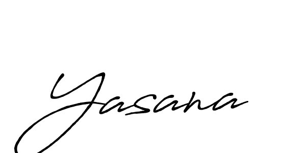 Design your own signature with our free online signature maker. With this signature software, you can create a handwritten (Antro_Vectra_Bolder) signature for name Yasana. Yasana signature style 7 images and pictures png