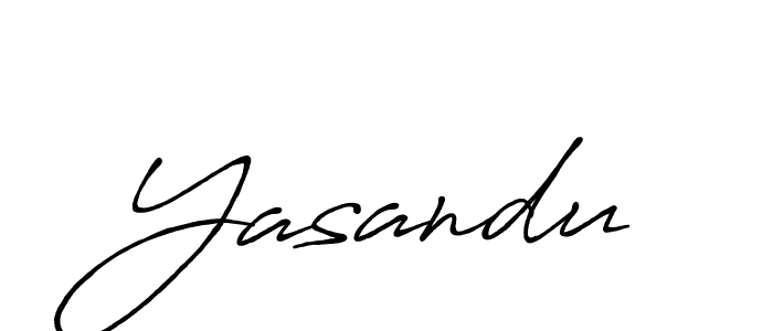 Use a signature maker to create a handwritten signature online. With this signature software, you can design (Antro_Vectra_Bolder) your own signature for name Yasandu. Yasandu signature style 7 images and pictures png