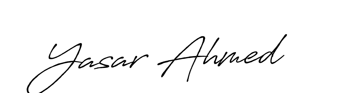 The best way (Antro_Vectra_Bolder) to make a short signature is to pick only two or three words in your name. The name Yasar Ahmed include a total of six letters. For converting this name. Yasar Ahmed signature style 7 images and pictures png