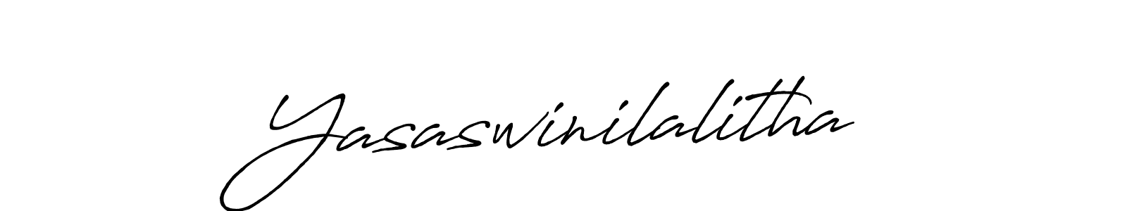 Also we have Yasaswinilalitha name is the best signature style. Create professional handwritten signature collection using Antro_Vectra_Bolder autograph style. Yasaswinilalitha signature style 7 images and pictures png