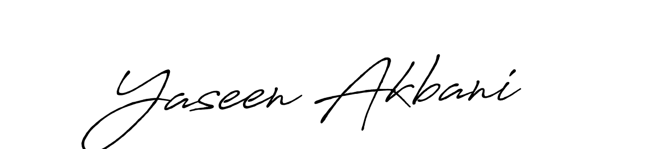 Design your own signature with our free online signature maker. With this signature software, you can create a handwritten (Antro_Vectra_Bolder) signature for name Yaseen Akbani. Yaseen Akbani signature style 7 images and pictures png