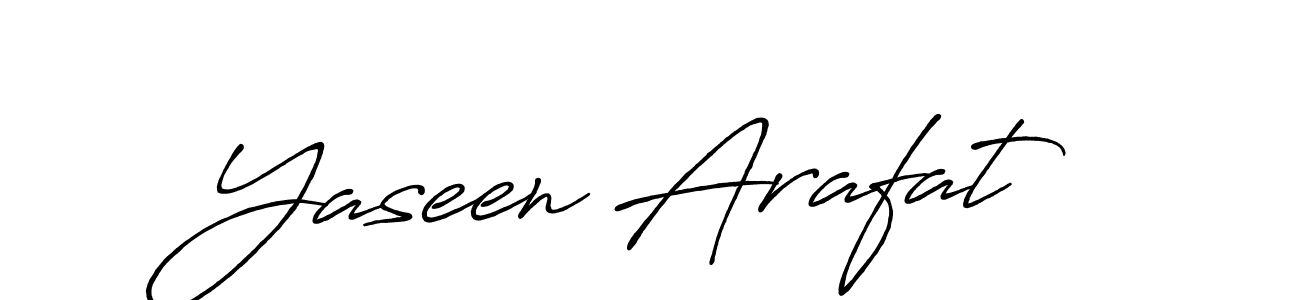 Design your own signature with our free online signature maker. With this signature software, you can create a handwritten (Antro_Vectra_Bolder) signature for name Yaseen Arafat. Yaseen Arafat signature style 7 images and pictures png