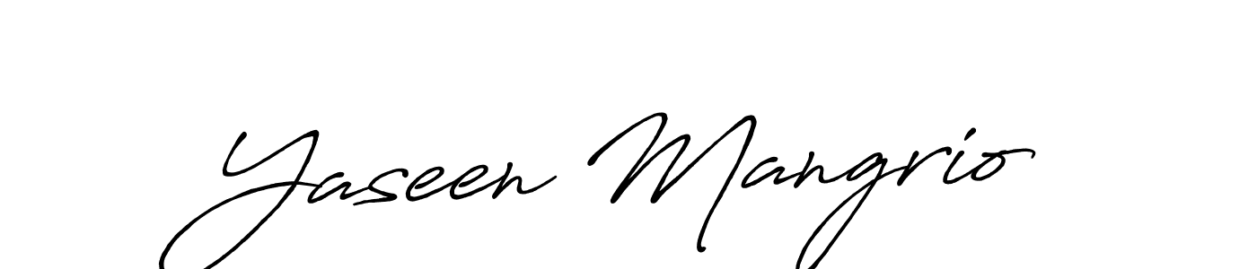How to Draw Yaseen Mangrio signature style? Antro_Vectra_Bolder is a latest design signature styles for name Yaseen Mangrio. Yaseen Mangrio signature style 7 images and pictures png