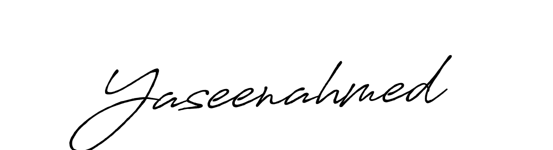 How to Draw Yaseenahmed signature style? Antro_Vectra_Bolder is a latest design signature styles for name Yaseenahmed. Yaseenahmed signature style 7 images and pictures png