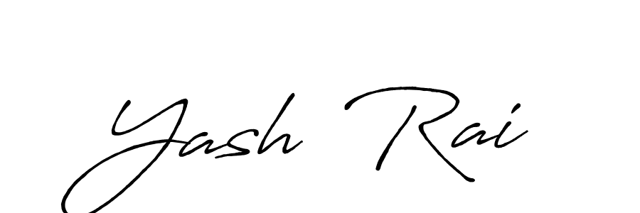 This is the best signature style for the Yash  Rai name. Also you like these signature font (Antro_Vectra_Bolder). Mix name signature. Yash  Rai signature style 7 images and pictures png