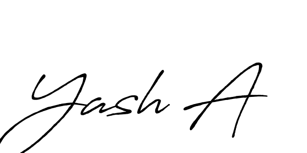 Make a beautiful signature design for name Yash A. Use this online signature maker to create a handwritten signature for free. Yash A signature style 7 images and pictures png