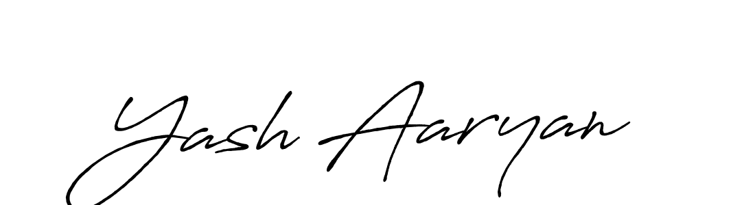 How to make Yash Aaryan signature? Antro_Vectra_Bolder is a professional autograph style. Create handwritten signature for Yash Aaryan name. Yash Aaryan signature style 7 images and pictures png