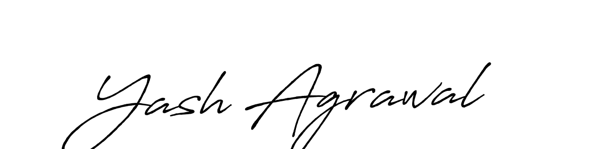 Antro_Vectra_Bolder is a professional signature style that is perfect for those who want to add a touch of class to their signature. It is also a great choice for those who want to make their signature more unique. Get Yash Agrawal name to fancy signature for free. Yash Agrawal signature style 7 images and pictures png