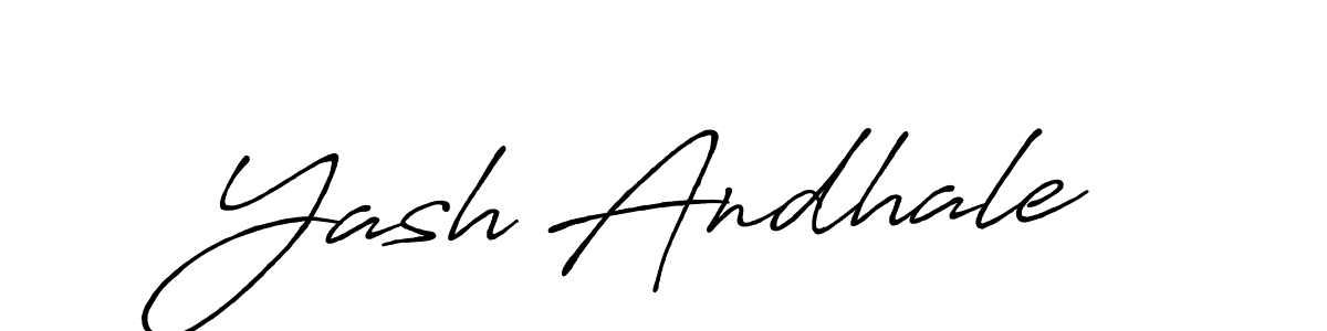 Make a short Yash Andhale signature style. Manage your documents anywhere anytime using Antro_Vectra_Bolder. Create and add eSignatures, submit forms, share and send files easily. Yash Andhale signature style 7 images and pictures png
