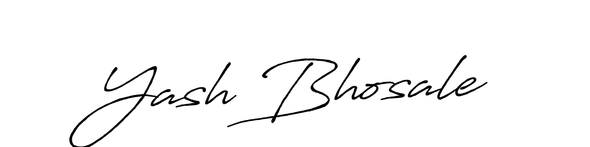 Use a signature maker to create a handwritten signature online. With this signature software, you can design (Antro_Vectra_Bolder) your own signature for name Yash Bhosale. Yash Bhosale signature style 7 images and pictures png