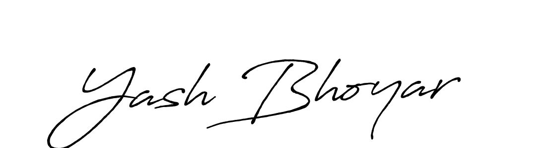 Also we have Yash Bhoyar name is the best signature style. Create professional handwritten signature collection using Antro_Vectra_Bolder autograph style. Yash Bhoyar signature style 7 images and pictures png