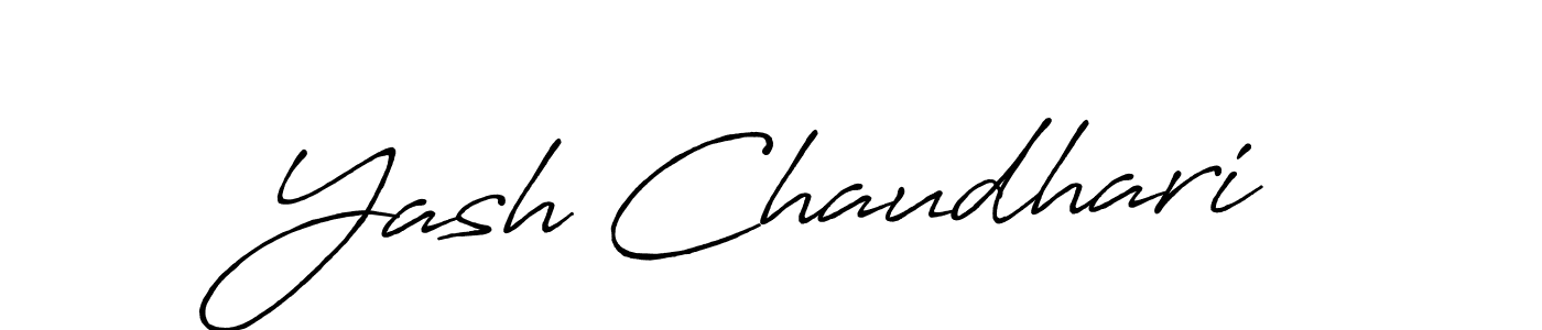 Make a short Yash Chaudhari signature style. Manage your documents anywhere anytime using Antro_Vectra_Bolder. Create and add eSignatures, submit forms, share and send files easily. Yash Chaudhari signature style 7 images and pictures png
