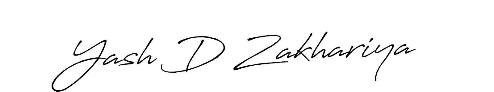 Also You can easily find your signature by using the search form. We will create Yash D Zakhariya name handwritten signature images for you free of cost using Antro_Vectra_Bolder sign style. Yash D Zakhariya signature style 7 images and pictures png