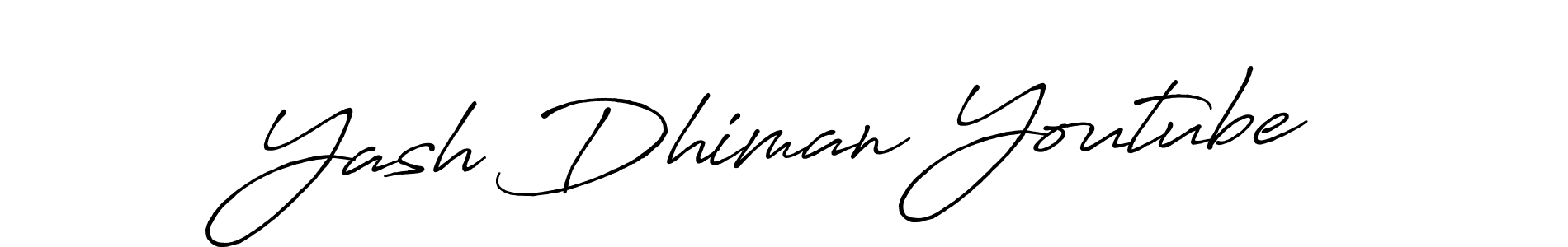 You can use this online signature creator to create a handwritten signature for the name Yash Dhiman Youtube. This is the best online autograph maker. Yash Dhiman Youtube signature style 7 images and pictures png