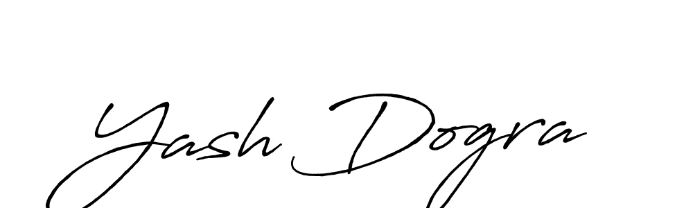 How to make Yash Dogra signature? Antro_Vectra_Bolder is a professional autograph style. Create handwritten signature for Yash Dogra name. Yash Dogra signature style 7 images and pictures png