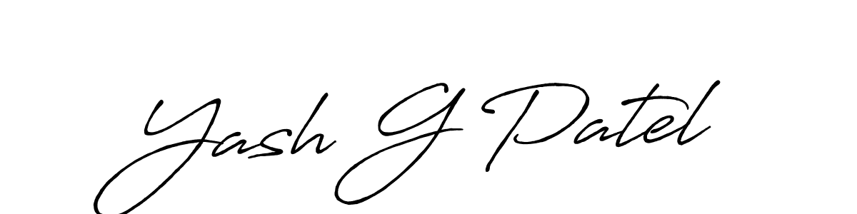 Here are the top 10 professional signature styles for the name Yash G Patel. These are the best autograph styles you can use for your name. Yash G Patel signature style 7 images and pictures png