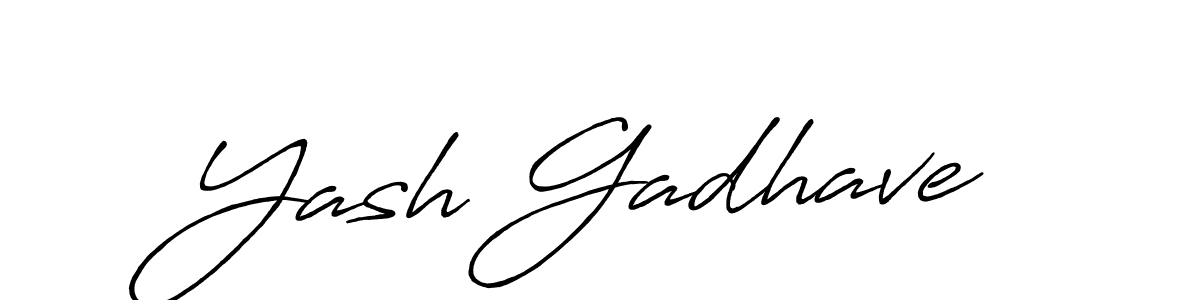 if you are searching for the best signature style for your name Yash Gadhave. so please give up your signature search. here we have designed multiple signature styles  using Antro_Vectra_Bolder. Yash Gadhave signature style 7 images and pictures png