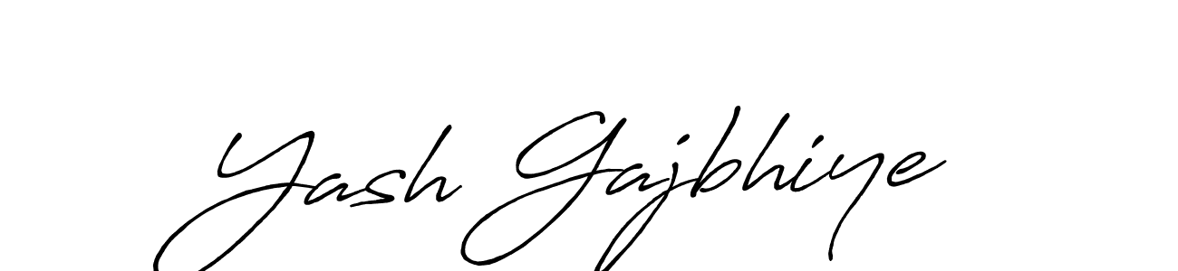 Yash Gajbhiye stylish signature style. Best Handwritten Sign (Antro_Vectra_Bolder) for my name. Handwritten Signature Collection Ideas for my name Yash Gajbhiye. Yash Gajbhiye signature style 7 images and pictures png