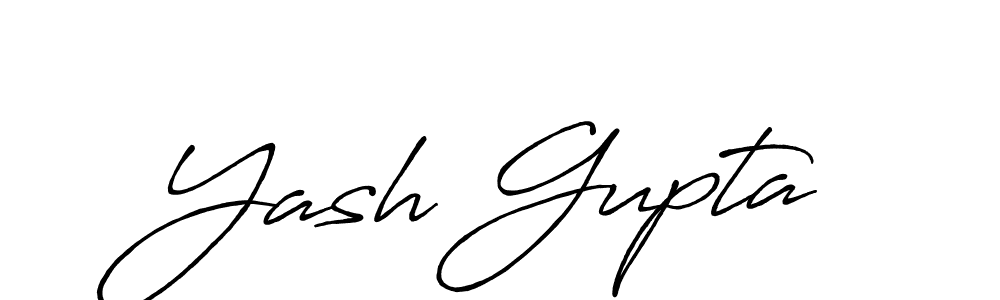 Similarly Antro_Vectra_Bolder is the best handwritten signature design. Signature creator online .You can use it as an online autograph creator for name Yash Gupta. Yash Gupta signature style 7 images and pictures png