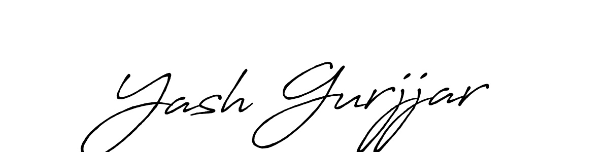 Once you've used our free online signature maker to create your best signature Antro_Vectra_Bolder style, it's time to enjoy all of the benefits that Yash Gurjjar name signing documents. Yash Gurjjar signature style 7 images and pictures png