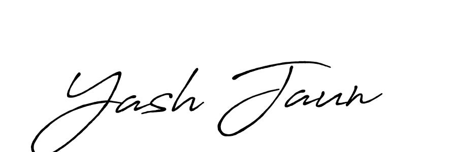 The best way (Antro_Vectra_Bolder) to make a short signature is to pick only two or three words in your name. The name Yash Jaun include a total of six letters. For converting this name. Yash Jaun signature style 7 images and pictures png