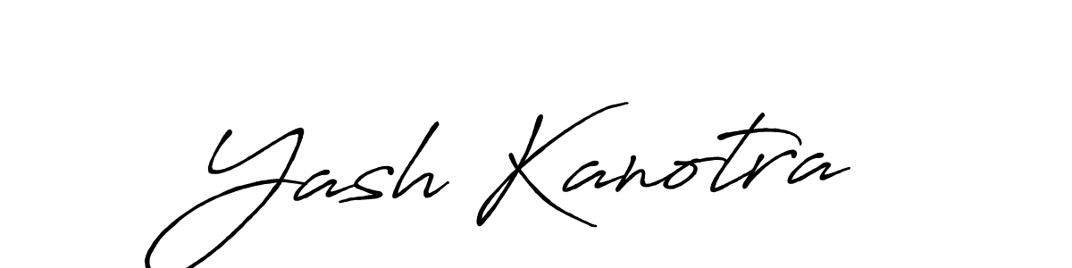 Use a signature maker to create a handwritten signature online. With this signature software, you can design (Antro_Vectra_Bolder) your own signature for name Yash Kanotra. Yash Kanotra signature style 7 images and pictures png