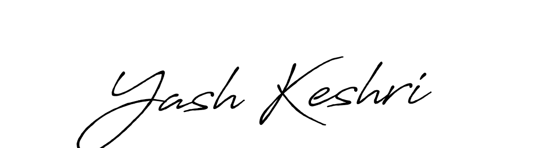 It looks lik you need a new signature style for name Yash Keshri. Design unique handwritten (Antro_Vectra_Bolder) signature with our free signature maker in just a few clicks. Yash Keshri signature style 7 images and pictures png