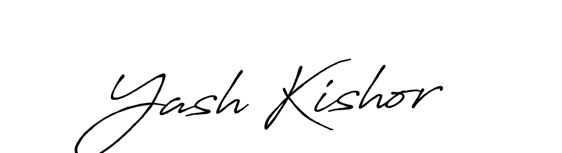 This is the best signature style for the Yash Kishor name. Also you like these signature font (Antro_Vectra_Bolder). Mix name signature. Yash Kishor signature style 7 images and pictures png