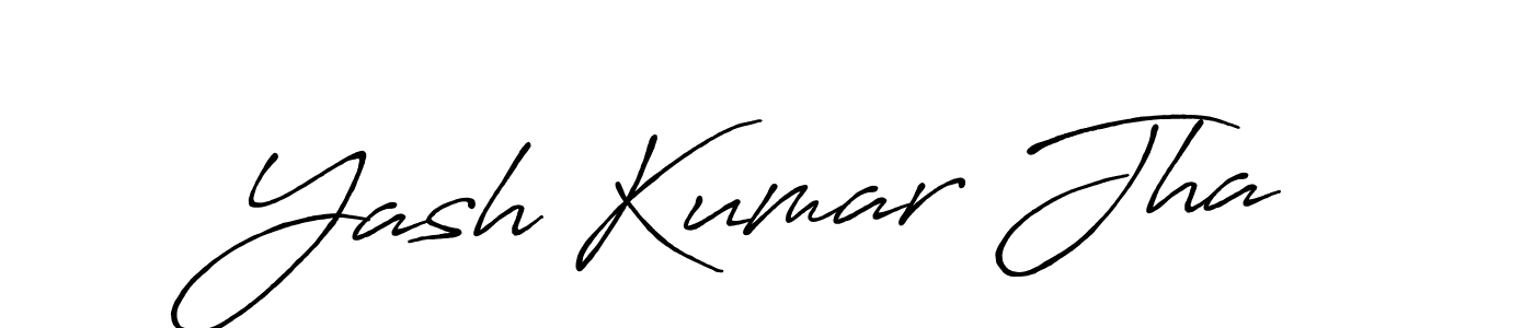 It looks lik you need a new signature style for name Yash Kumar Jha. Design unique handwritten (Antro_Vectra_Bolder) signature with our free signature maker in just a few clicks. Yash Kumar Jha signature style 7 images and pictures png