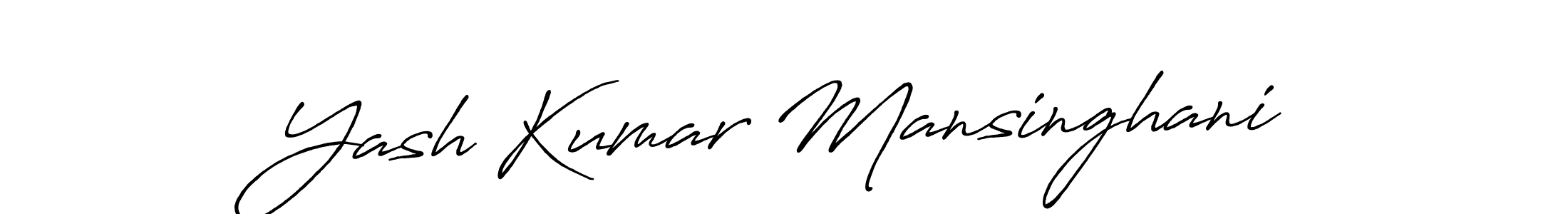 Once you've used our free online signature maker to create your best signature Antro_Vectra_Bolder style, it's time to enjoy all of the benefits that Yash Kumar Mansinghani name signing documents. Yash Kumar Mansinghani signature style 7 images and pictures png