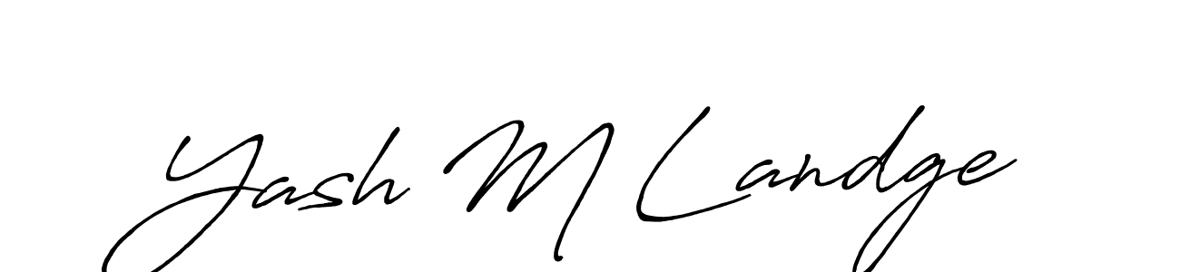 Check out images of Autograph of Yash M Landge name. Actor Yash M Landge Signature Style. Antro_Vectra_Bolder is a professional sign style online. Yash M Landge signature style 7 images and pictures png