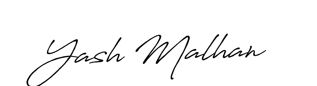 Make a short Yash Malhan signature style. Manage your documents anywhere anytime using Antro_Vectra_Bolder. Create and add eSignatures, submit forms, share and send files easily. Yash Malhan signature style 7 images and pictures png