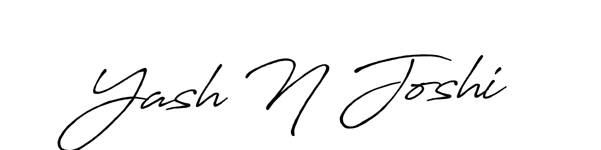 It looks lik you need a new signature style for name Yash N Joshi. Design unique handwritten (Antro_Vectra_Bolder) signature with our free signature maker in just a few clicks. Yash N Joshi signature style 7 images and pictures png
