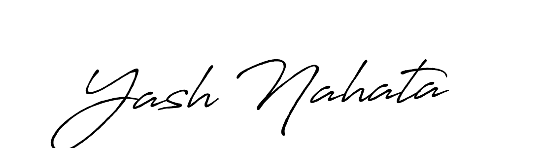 You should practise on your own different ways (Antro_Vectra_Bolder) to write your name (Yash Nahata) in signature. don't let someone else do it for you. Yash Nahata signature style 7 images and pictures png