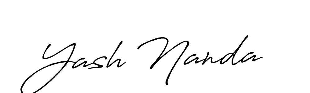 Make a short Yash Nanda signature style. Manage your documents anywhere anytime using Antro_Vectra_Bolder. Create and add eSignatures, submit forms, share and send files easily. Yash Nanda signature style 7 images and pictures png