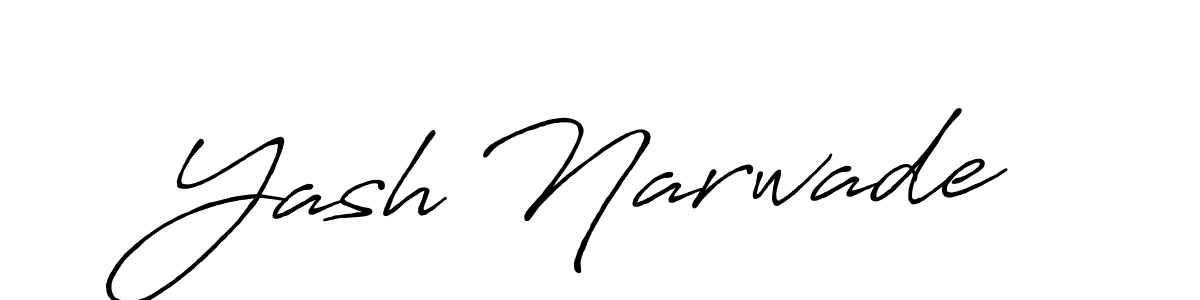 if you are searching for the best signature style for your name Yash Narwade. so please give up your signature search. here we have designed multiple signature styles  using Antro_Vectra_Bolder. Yash Narwade signature style 7 images and pictures png