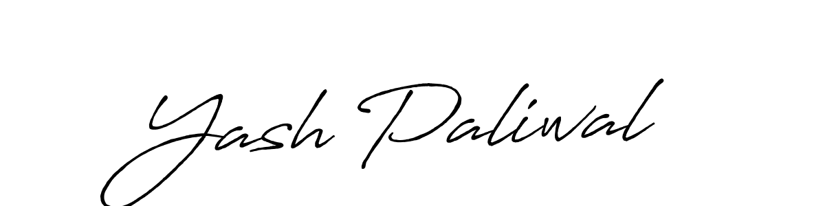 It looks lik you need a new signature style for name Yash Paliwal. Design unique handwritten (Antro_Vectra_Bolder) signature with our free signature maker in just a few clicks. Yash Paliwal signature style 7 images and pictures png