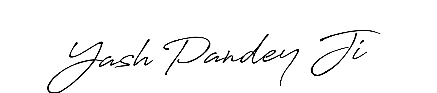 How to make Yash Pandey Ji signature? Antro_Vectra_Bolder is a professional autograph style. Create handwritten signature for Yash Pandey Ji name. Yash Pandey Ji signature style 7 images and pictures png