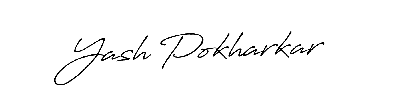 You can use this online signature creator to create a handwritten signature for the name Yash Pokharkar. This is the best online autograph maker. Yash Pokharkar signature style 7 images and pictures png
