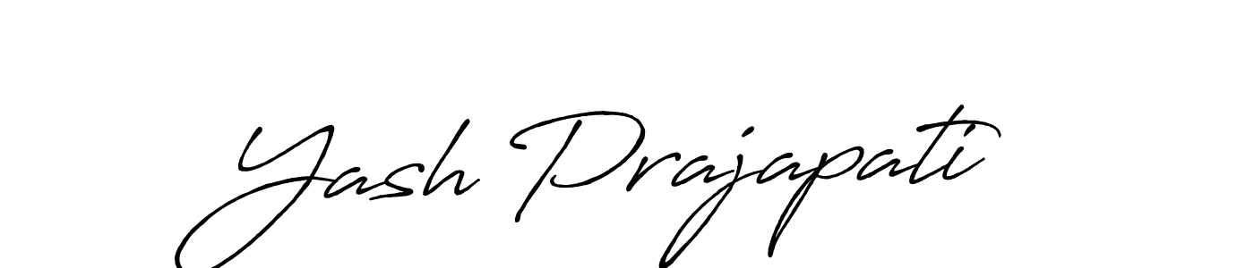 Similarly Antro_Vectra_Bolder is the best handwritten signature design. Signature creator online .You can use it as an online autograph creator for name Yash Prajapati. Yash Prajapati signature style 7 images and pictures png