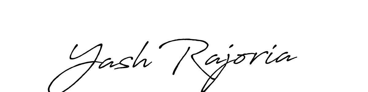 How to make Yash Rajoria signature? Antro_Vectra_Bolder is a professional autograph style. Create handwritten signature for Yash Rajoria name. Yash Rajoria signature style 7 images and pictures png