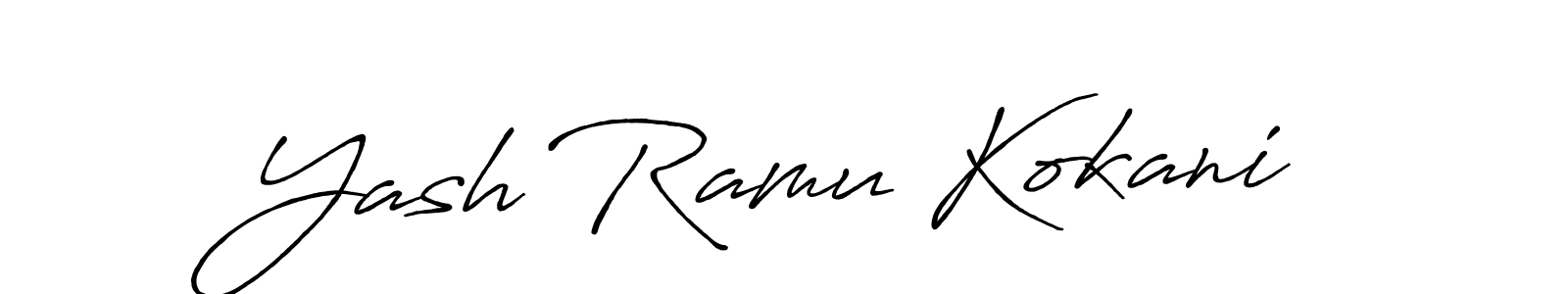 Check out images of Autograph of Yash Ramu Kokani name. Actor Yash Ramu Kokani Signature Style. Antro_Vectra_Bolder is a professional sign style online. Yash Ramu Kokani signature style 7 images and pictures png