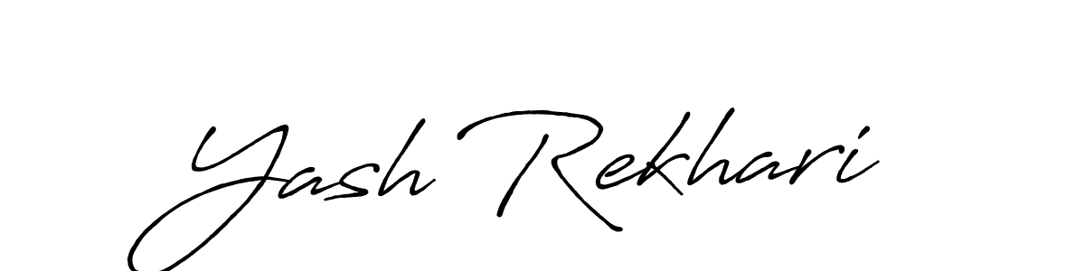 How to Draw Yash Rekhari signature style? Antro_Vectra_Bolder is a latest design signature styles for name Yash Rekhari. Yash Rekhari signature style 7 images and pictures png