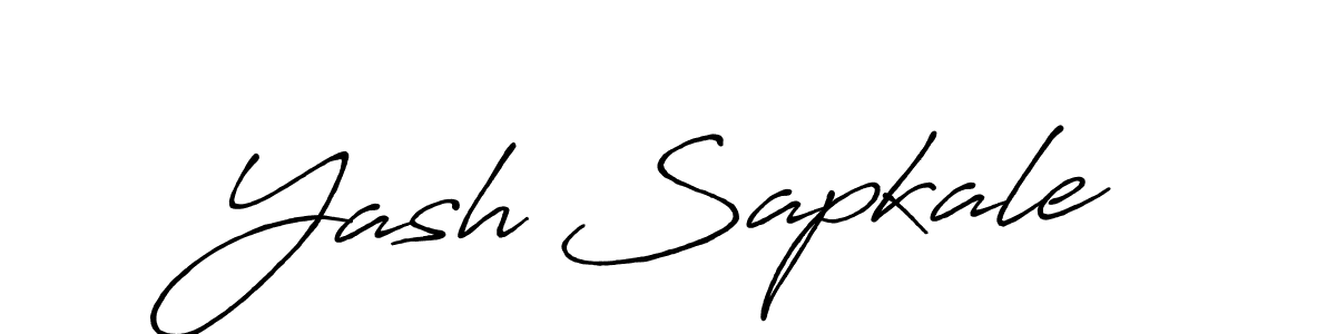 The best way (Antro_Vectra_Bolder) to make a short signature is to pick only two or three words in your name. The name Yash Sapkale include a total of six letters. For converting this name. Yash Sapkale signature style 7 images and pictures png