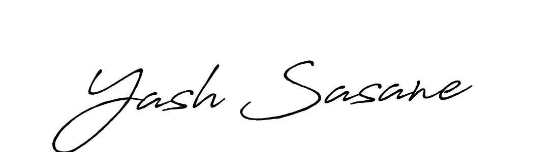 The best way (Antro_Vectra_Bolder) to make a short signature is to pick only two or three words in your name. The name Yash Sasane include a total of six letters. For converting this name. Yash Sasane signature style 7 images and pictures png