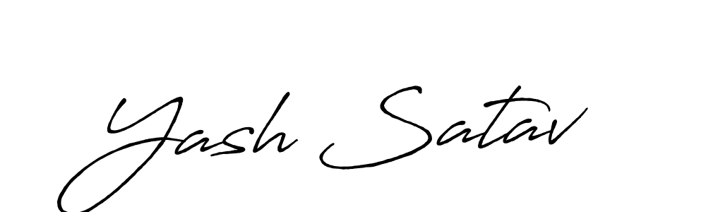 Once you've used our free online signature maker to create your best signature Antro_Vectra_Bolder style, it's time to enjoy all of the benefits that Yash Satav name signing documents. Yash Satav signature style 7 images and pictures png