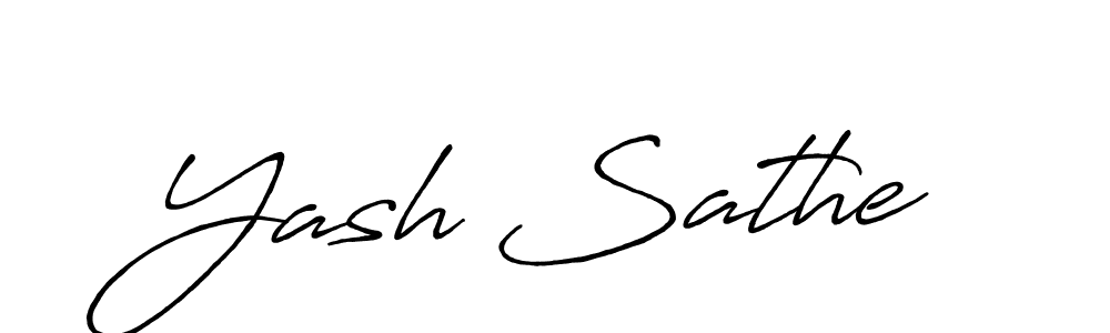 if you are searching for the best signature style for your name Yash Sathe. so please give up your signature search. here we have designed multiple signature styles  using Antro_Vectra_Bolder. Yash Sathe signature style 7 images and pictures png